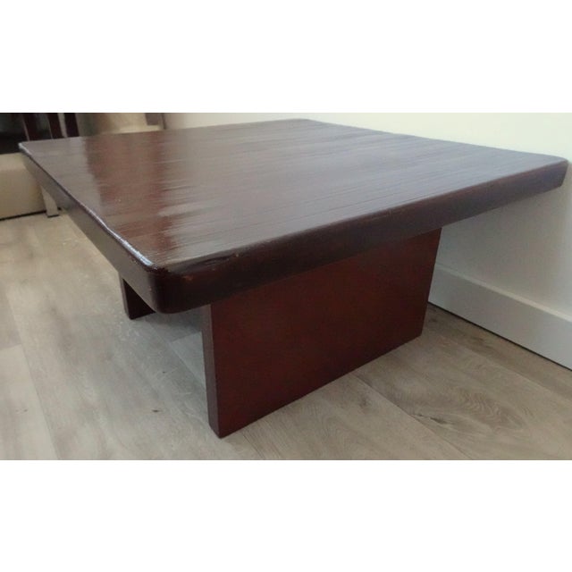 Minimalist Bamboo Side Table in the style of Axel Vervoordt, 1970s For Sale - Image 17 of 18