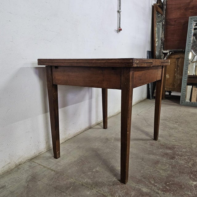 Small Antique Extendable Table, 1890s For Sale - Image 3 of 11