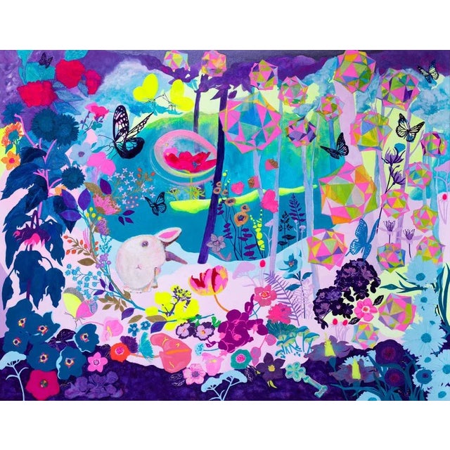 Acrylic & watercolour on paper on wood This piece is attributed to the mentioned designer/maker. It has no attribution...