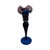 Late 20th Century Art Glass Vase Cobalt Blue & Amethyst Hand Blown Sculptural Glass For Sale - Image 4 of 12