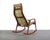 Mid-Century Modern Lamino Rocking Chair in Gorgeous Original Upholstery by Yngve Ekström for Swedese For Sale - Image 3 of 6