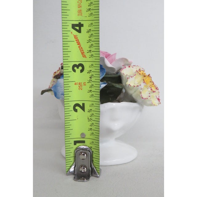 Cotsworld English Bone China Floral Arrangement Pedestal Bowl Figurine 5053b For Sale - Image 10 of 11