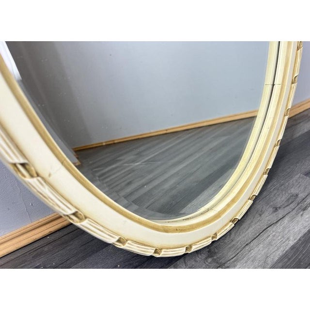 Vintage French Carved Wall Mirror For Sale - Image 4 of 9