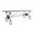 French Mid-Century French Painted Oak and Wrought Iron Dining Table For Sale - Image 3 of 13