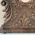 Antique architectural oak wood element nicely carved with leaves on wood pedestal circa 1890.