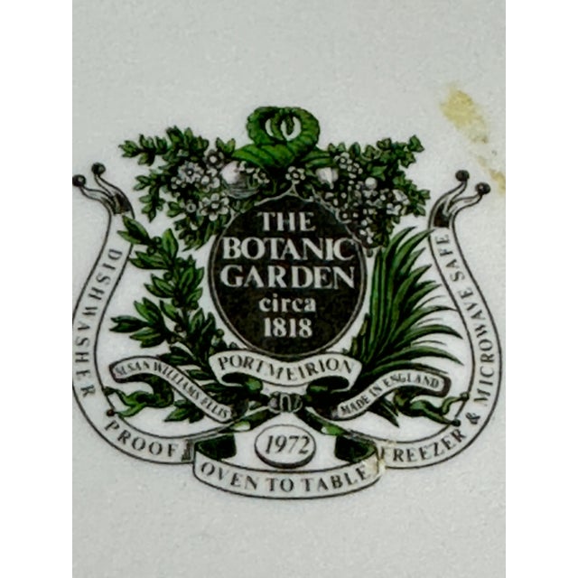 White Vintage Botanical Vase For Sale - Image 8 of 8