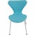 Seven Chairs in Blue Fabric by Arne Jacobsen, 1980s, Set of 6 For Sale - Image 12 of 18