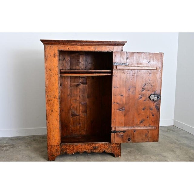 Italian 18th Century Painted Wardrobe For Sale - Image 12 of 15