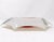 1920s Art Deco Red White Silver Glass Bowl For Sale - Image 6 of 12