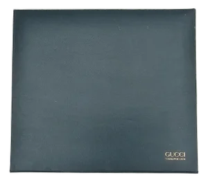 Vintage Gucci Green Timepieces Watch Box Display Case Holds 14 Watches 1970s-80s