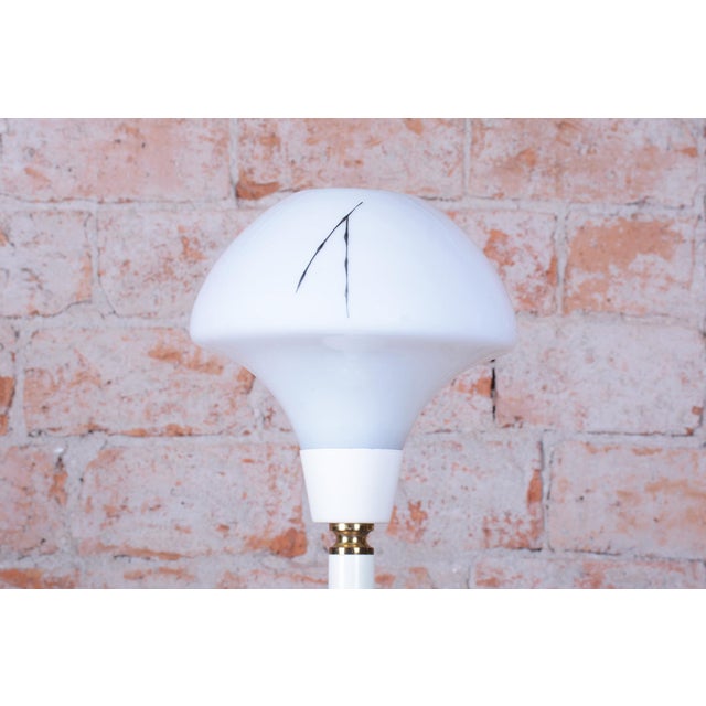 Mid-Century Modern Mid-Century Table Lamp in Brass, Steel and Glass, Czech, 1960s For Sale - Image 3 of 10