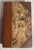 Antique French Leather Books - Decorative Marbled Covers - Set of 3 For Sale - Image 9 of 11