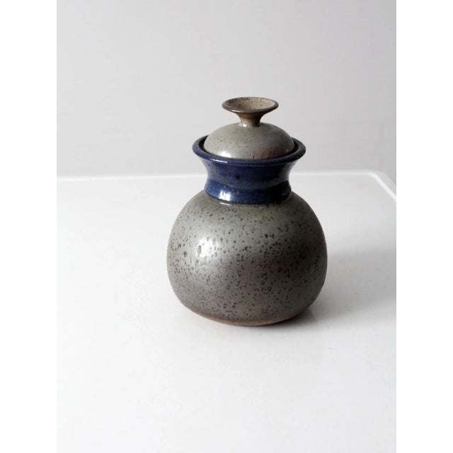 1970s Studio Pottery Jar For Sale - Image 6 of 9