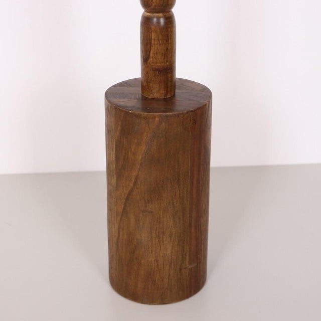 Mana Dark Teak Wood Side Table For Sale - Image 6 of 7