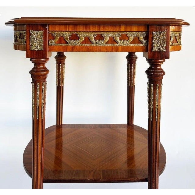 1990s Italian Inlaid Side Tables With Bronze Mounts by Marconi Arte, Pair For Sale - Image 13 of 18