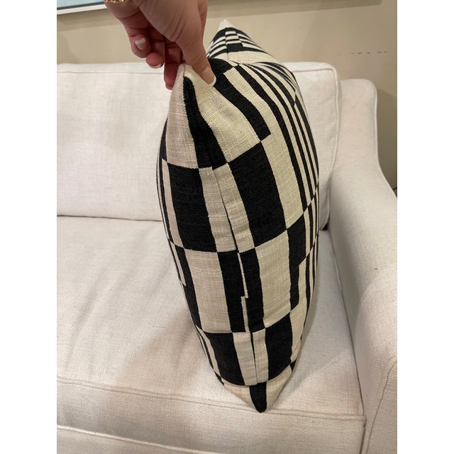 Black & White Piano Pillow For Sale - Image 4 of 6