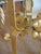 Metal Vintage Italian Gold Leaf Gilded Iron & Marble Top End Side Tables Pair Of, 1960's For Sale - Image 7 of 10