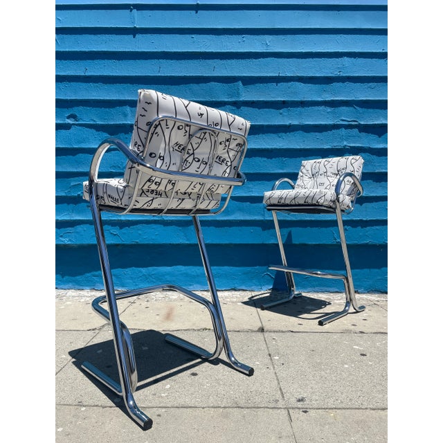 1970s Single 1970s Jerry Johnson Style Barstool For Sale - Image 5 of 12