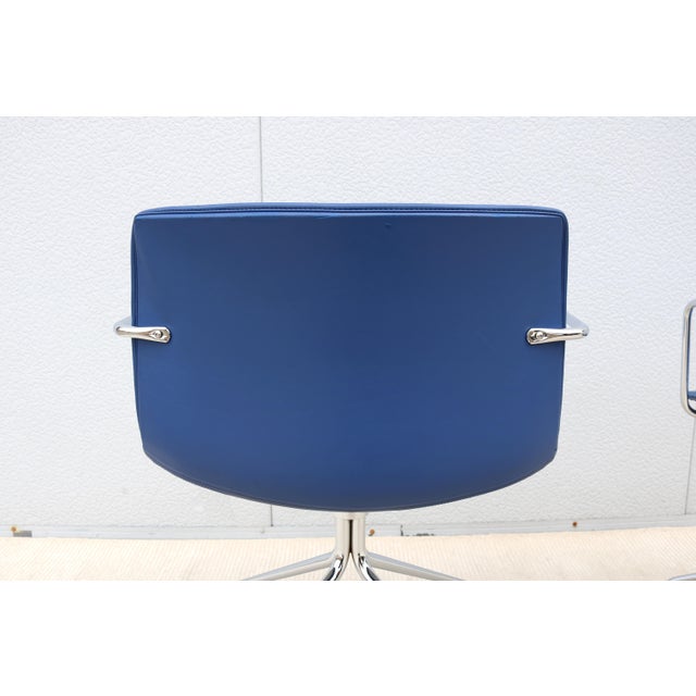 Italian Modernism Lievore Altherr Molina for Arper Catifa Swivel Chairs - A Pair For Sale - Image 16 of 18