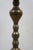 Mid 20th Century 2 Moroccan Etched Brass Altar Floor Candlesticks Candle Holders 36" For Sale - Image 6 of 13