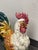 Transitional Glazed Ceramic Rooster Sculpture, Large For Sale - Image 3 of 12