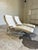 White Swedish Tiltable Leather and Chrome Chaise Lounge by Sam Larsson for Dux For Sale - Image 8 of 11
