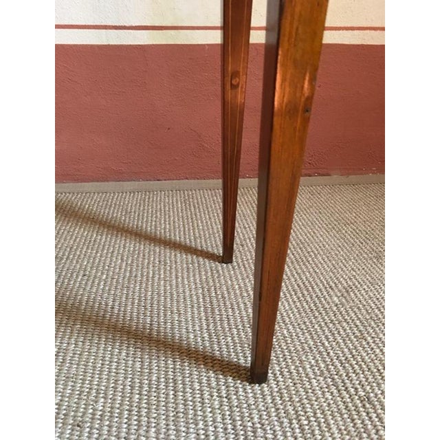 Early 19th Century Regency Walnut Inlaid Side Table, Italy For Sale - Image 16 of 17