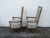 French Tall Side Livingroom Fireplace Accent Chairs a Pair 6106 For Sale - Image 17 of 17