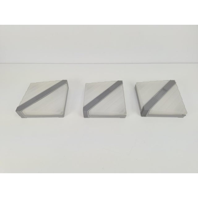 Vintage Wall Lamps from Fratelli Martini, Italy, 1980, Set of 3 For Sale - Image 4 of 13