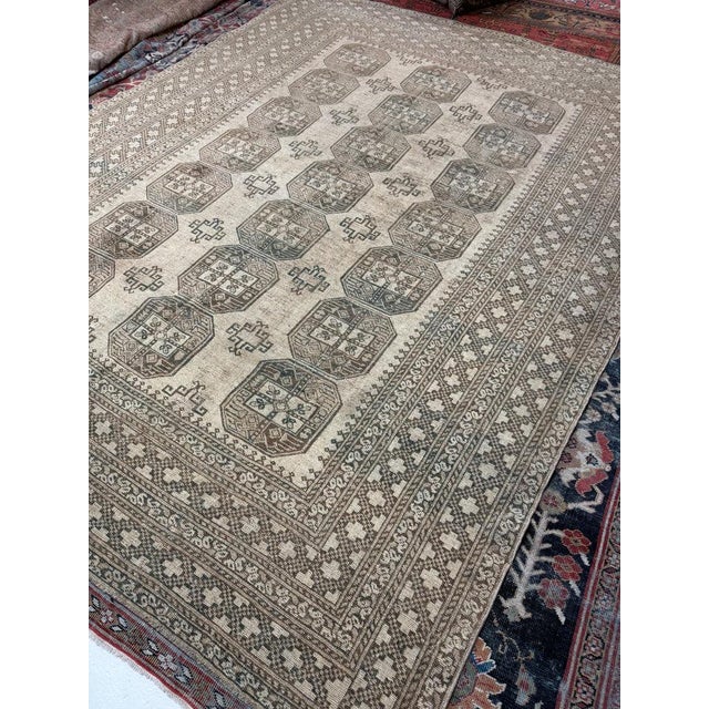1920s AIRY Nomadic Elephant Track Tribal Carpet Soft Moon Grey, Deep ...