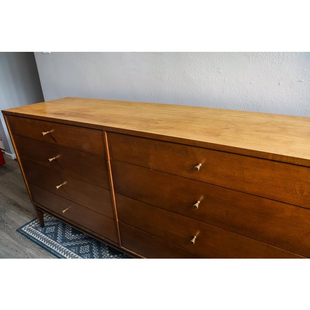 Brown Vintage Mid-Century Modern Paul McCobb Planner Group Dresser For Sale - Image 8 of 14