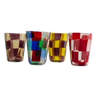 Italian Murano Glassware by Mariana Iskra for Ribes, 2004, Set of 4 For Sale