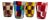 Italian Murano Glassware by Mariana Iskra for Ribes, 2004, Set of 4 For Sale