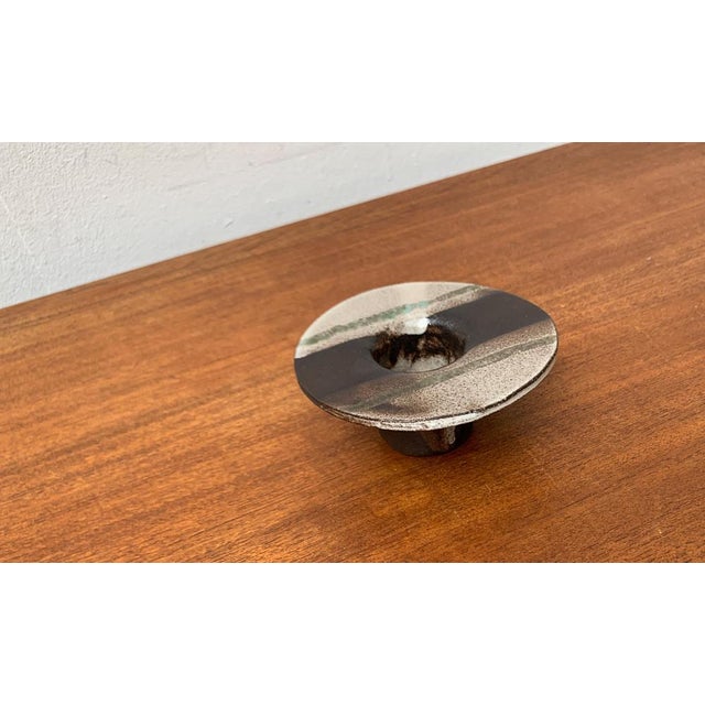 Vintage German Studio Pottery Candle Holder, 1970s For Sale - Image 16 of 17