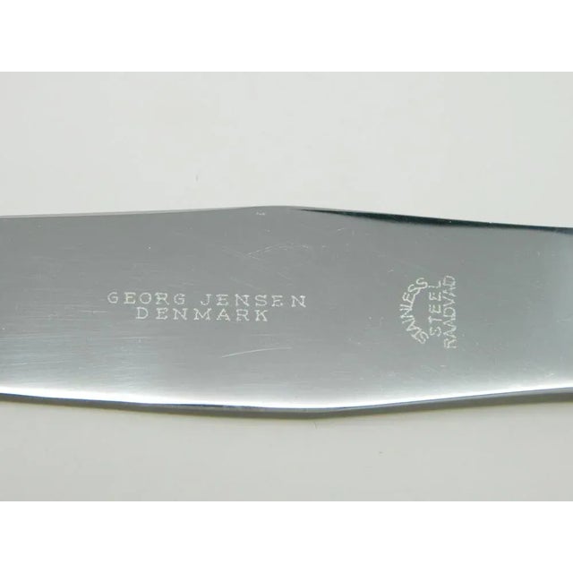 Hollywood Regency Acorn Cutlery in Sterling Silver by Johan Rohde for Georg Jensen, Set of 5 For Sale - Image 3 of 9