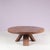 Brutalist Round Oak Wood Coffee Table, Netherlands, 1970s For Sale - Image 6 of 6