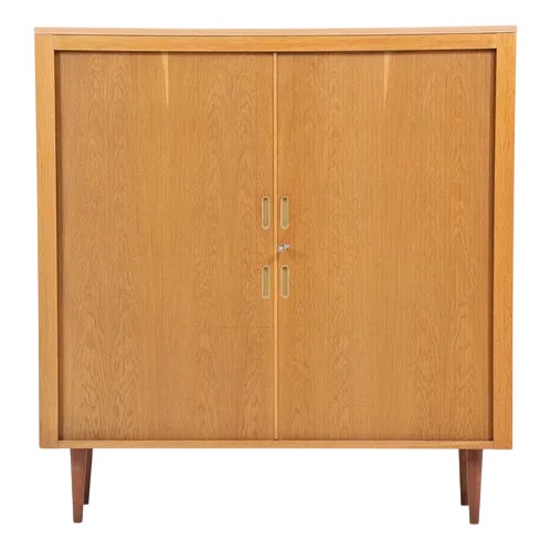 Mid-Century Roller Shutter Cabinet from Werner Stehroll, 1960s For Sale