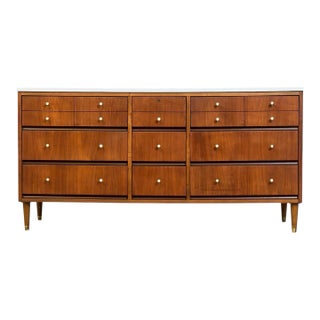 Mid 20th Century White Top Morris Company Dresser For Sale