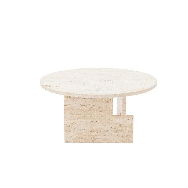 Object 068 coffee table by NG Design Dimensions: D70 x H35 cm Materials: Travertine Also Available: All of objects...