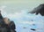 American Crashing Waves - Big Sur Coastal Cove Original Oil on Masonite by Stephen John Skerce For Sale - Image 3 of 8