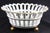 French Late 20th Century French White Ceramic Tazza Bowl For Sale - Image 3 of 6