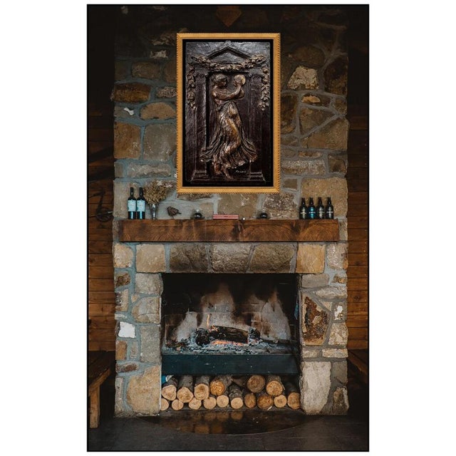Message us to inquire about custom framing options! (Included for free with every purchase) The artwork here, "Woman With...