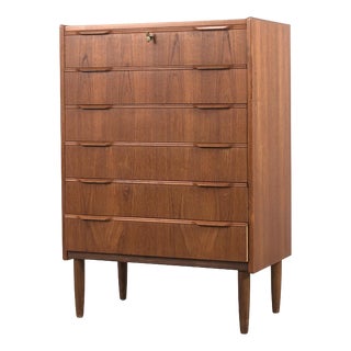 Danish Teak Chest of Drawers For Sale