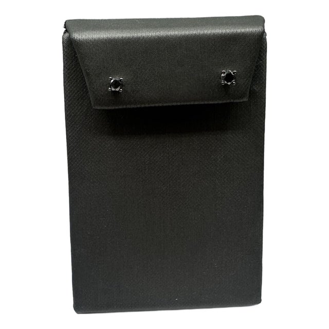 Black Diamond Studs in 10kt White Gold - 0.50ctw, Push Backs, New Condition, A Pair For Sale