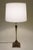 1970s Laurel Mid Century Modern Pyramid Brass Wood Table Lamp Montagna Grillo Tonello Italy High Society For Sale - Image 9 of 12