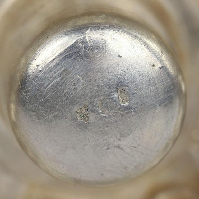 An exquisite wine ewer crafted in Germany in the second half of the 19th century in the Neo-Renaissance style. The body is...