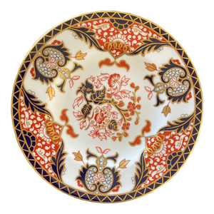 Bread and Butter Dish Imari Style "Derby Japan" by Royal Crown Derby