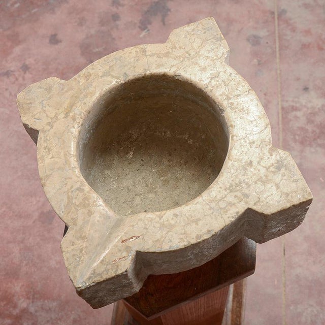 Stone Mortar, Italy, Early 19th Century For Sale - Image 12 of 13
