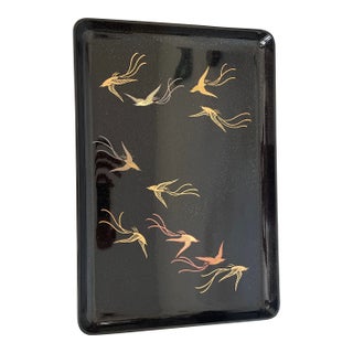 1990s Japanese Lacquer Tray For Sale