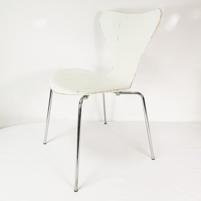 Model 3107 Butterfly Chair by Arne Jacobsen for Fritz Hansen, Denmark, 1969 For Sale - Image 3 of 13